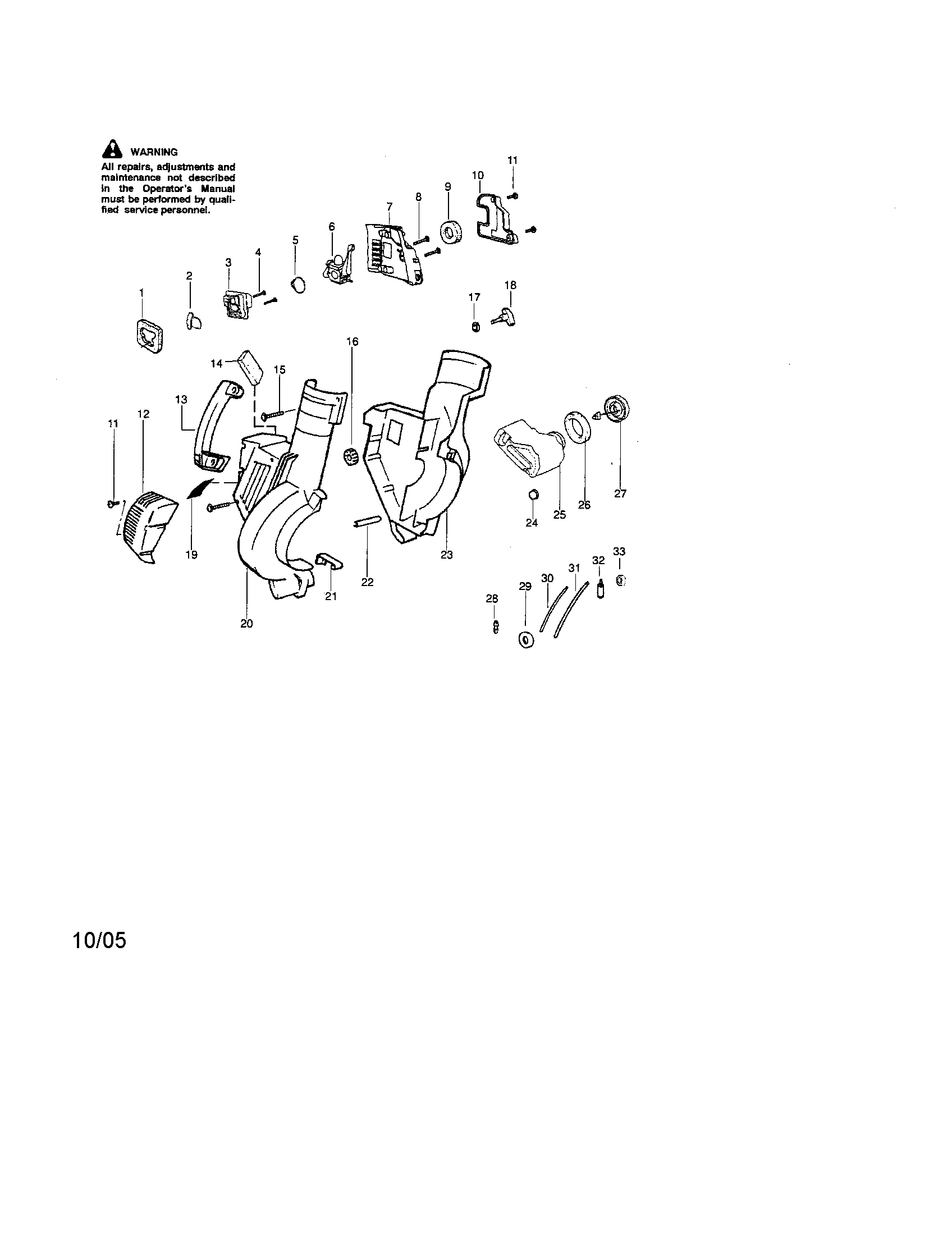 Housing/handle/fuel tank