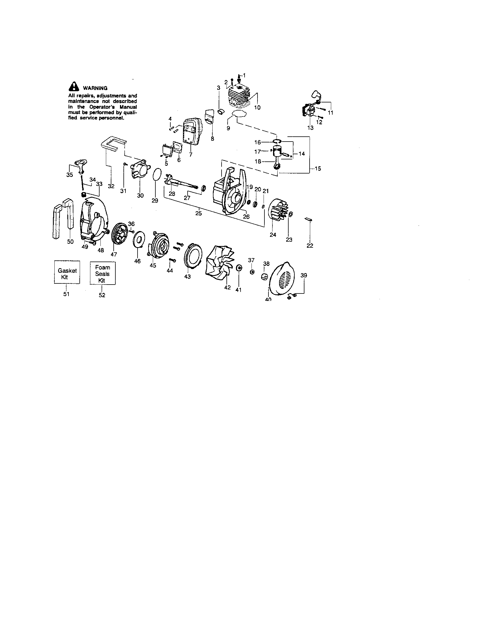 Cylinder/crankshaft/crankcase