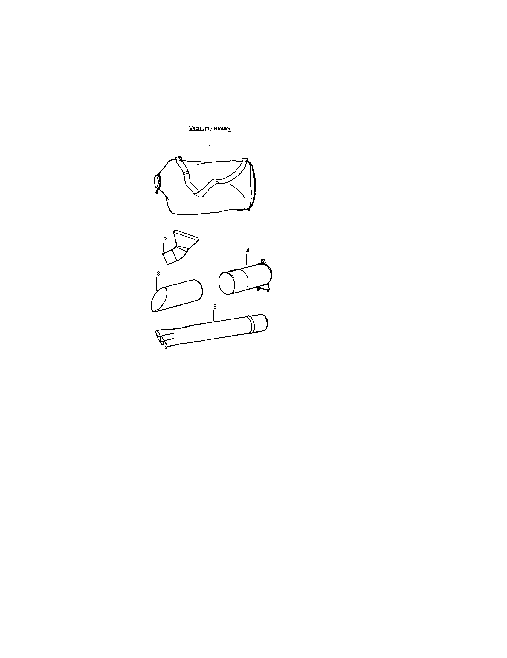 Bag and tube assembly