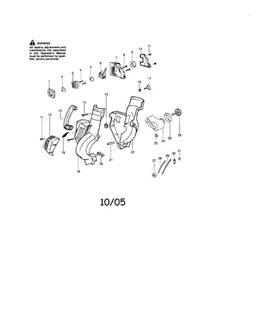 Housing/handle/fuel tank