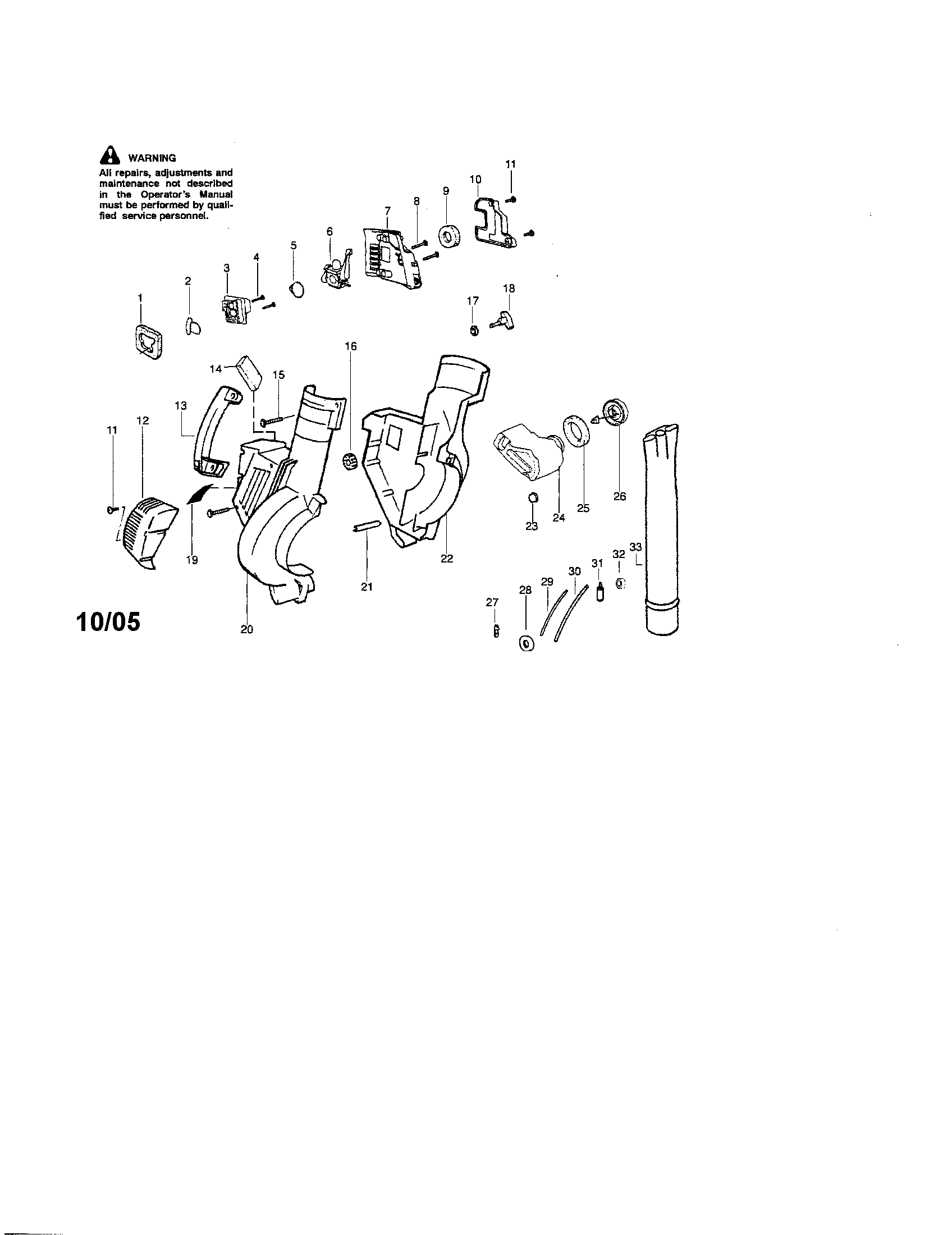 Housing/handle/fuel tank