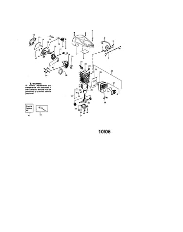 Shield/cylinder/crankshaft