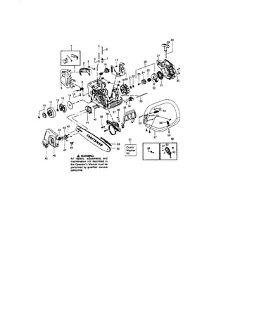 Chain/bar/housing/handle