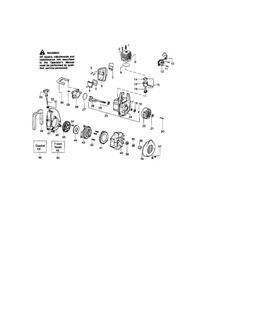 Cylinder/crankshaft/crankcase