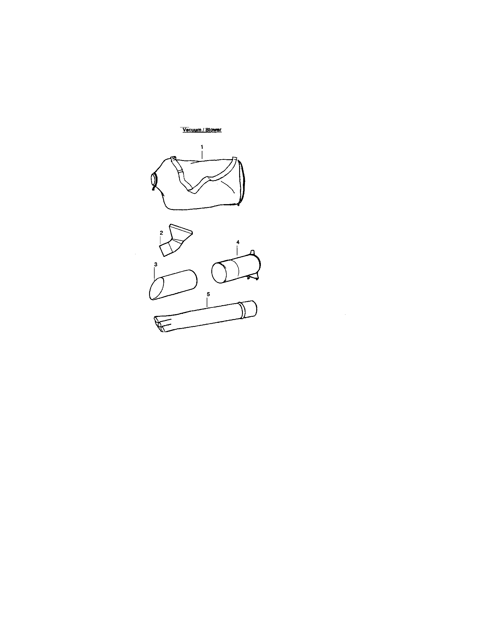 Bag and tube assembly