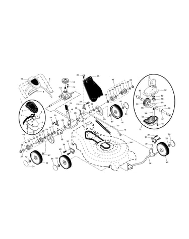 Wheels/tires/crankshaft
