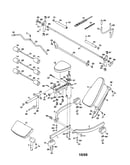 Seat/backrest/frame