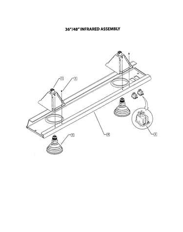 Optional heat lamp assembly