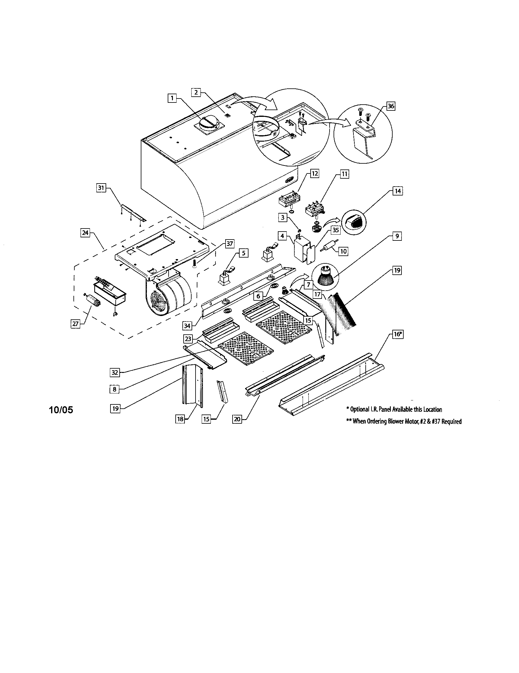 EURO HOOD ASSEMBLY