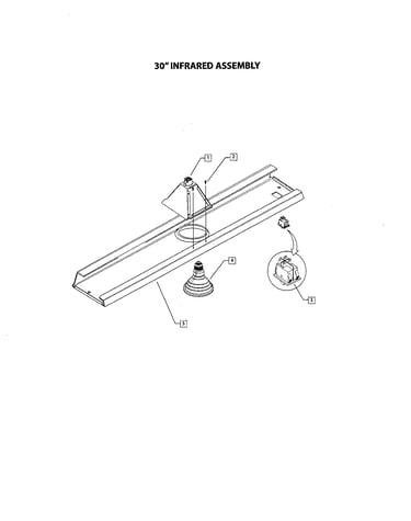 Optional heat lamp assembly
