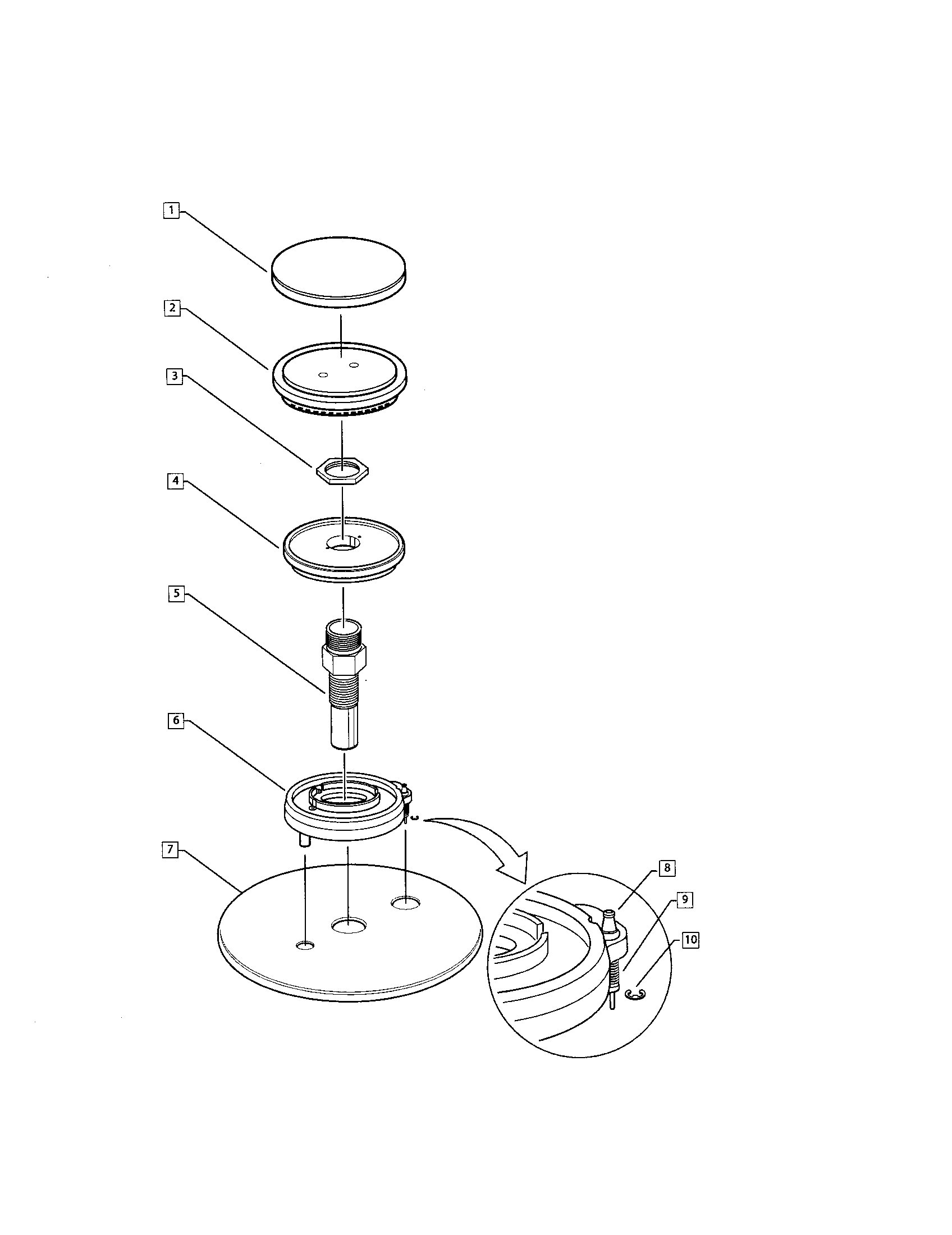 Sealed burner assembly