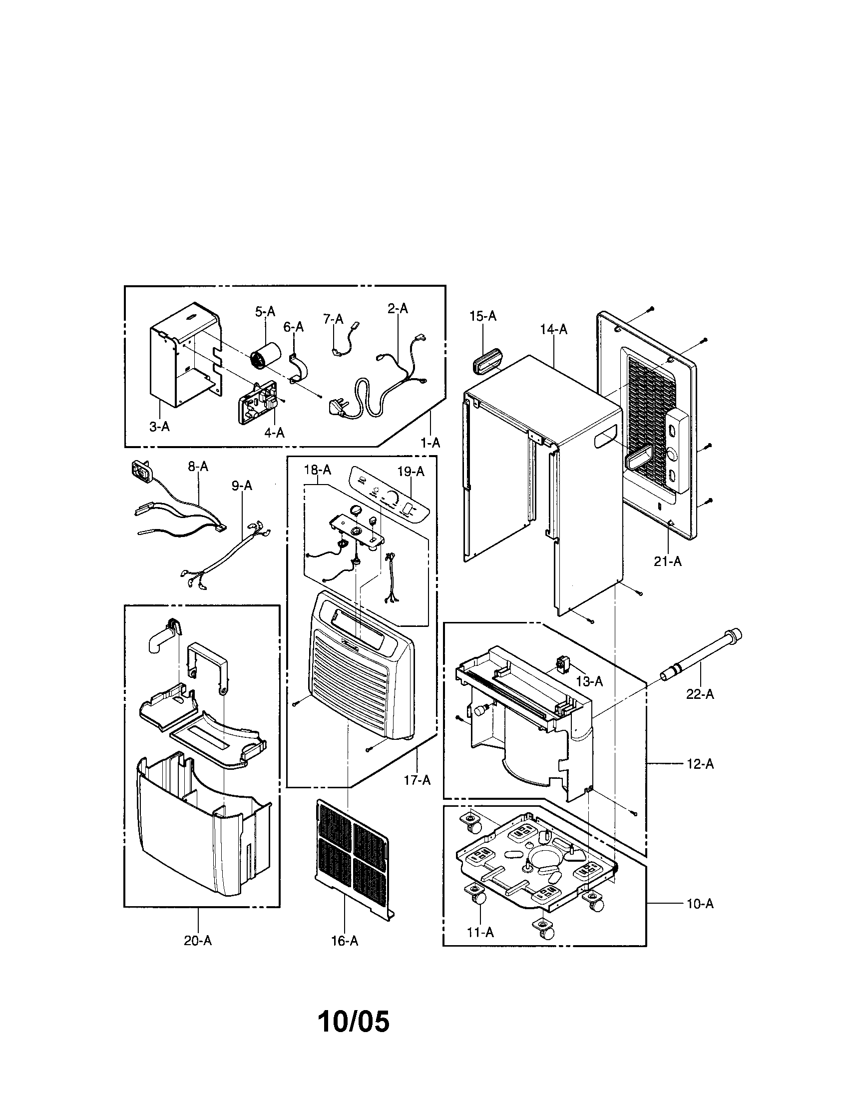 Outer case / control panel