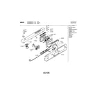 Bosch SHY66C05UC/14 fascia panel diagram
