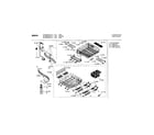 Bosch SHY66C06UC/14 rack assembly diagram