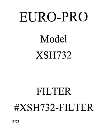 Euro - pro / filter