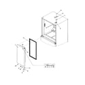 Kenmore 59675509400 right refrigerator door diagram