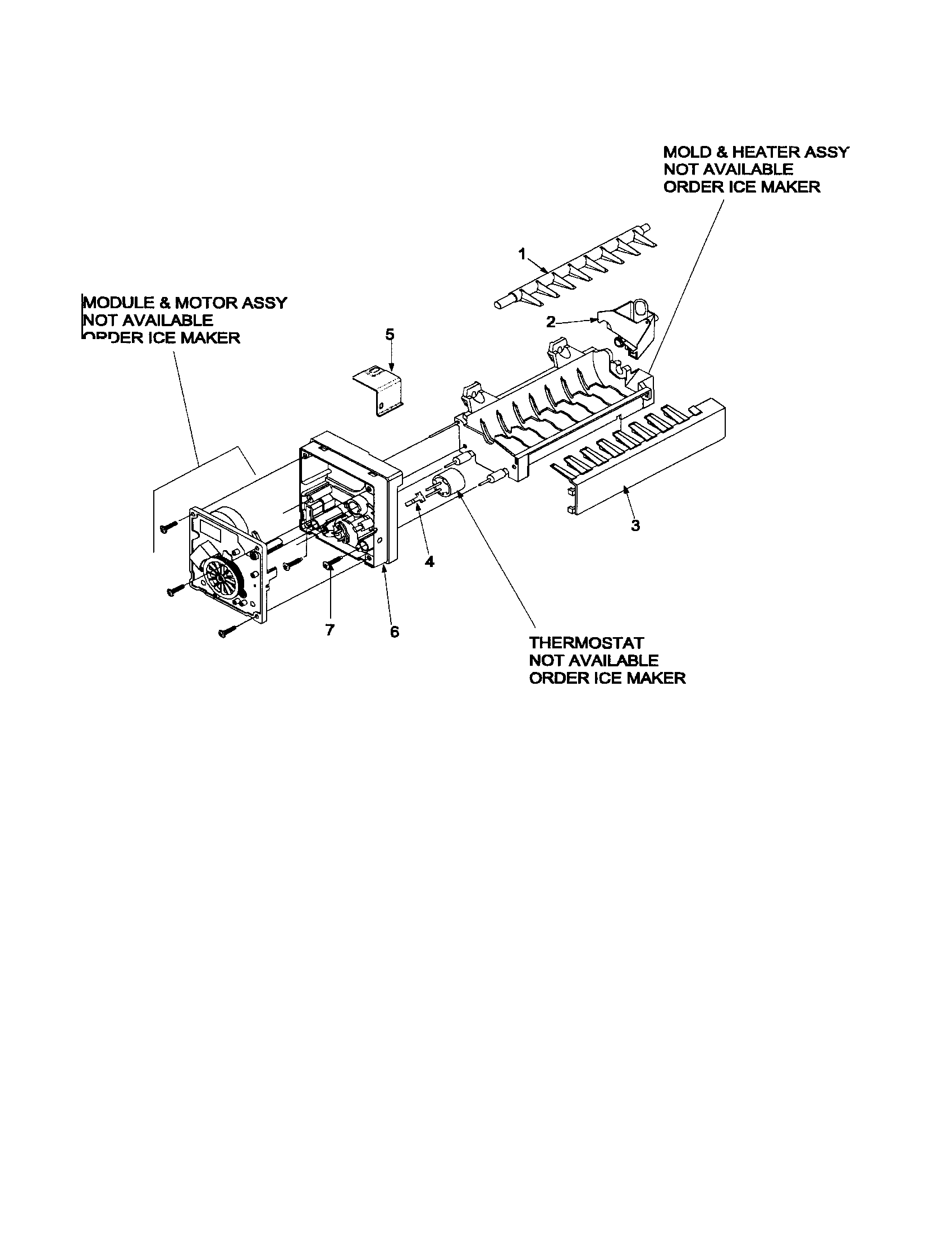 Ice maker - 61005508