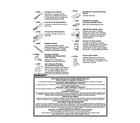 Craftsman 13953914D accessories and warranty diagram