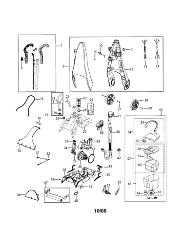 Upright deep cleaner
