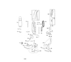 Bissell 3522-4 powerforce upright vac diagram