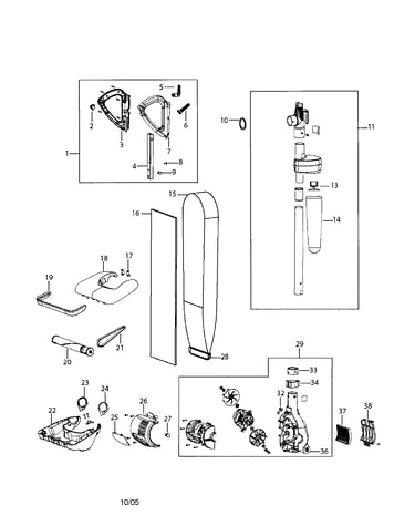 Prolite upright vac