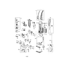 Bissell 3594 cleanview bagless diagram