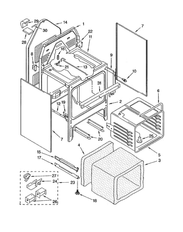 Oven chassis