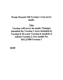 Version 1 note