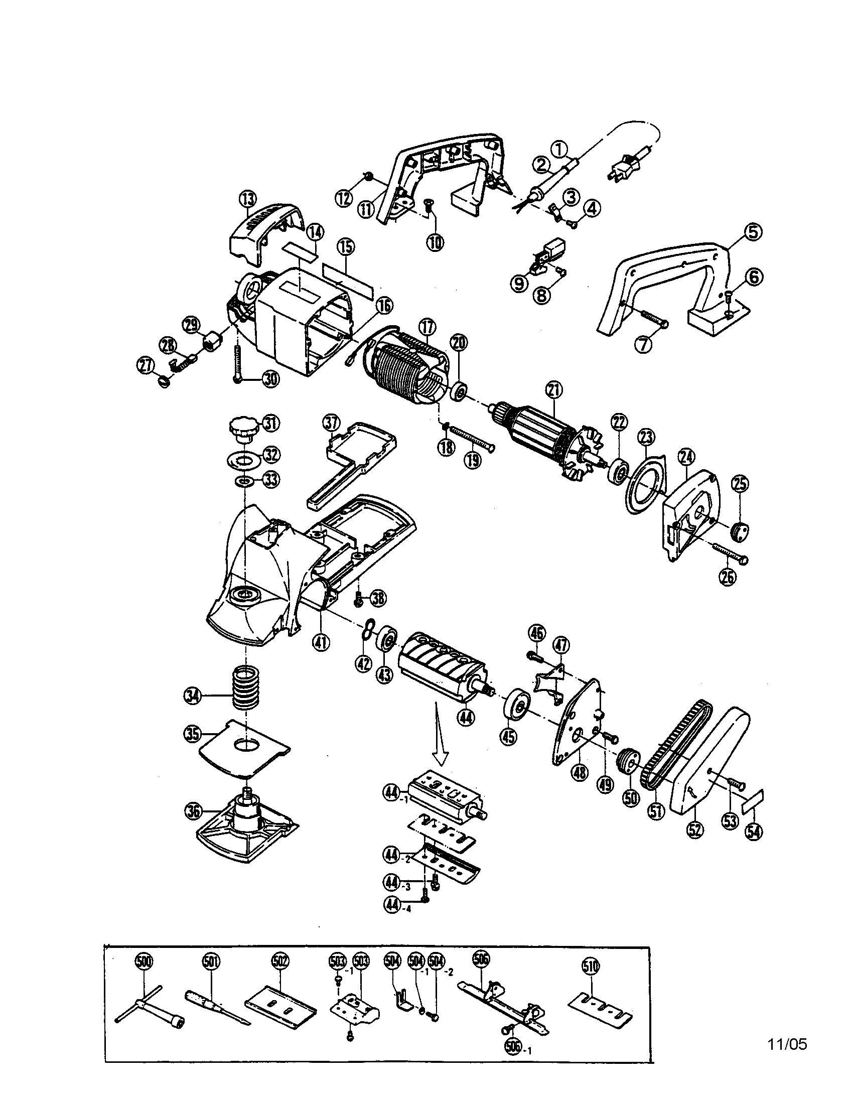 Hand planer