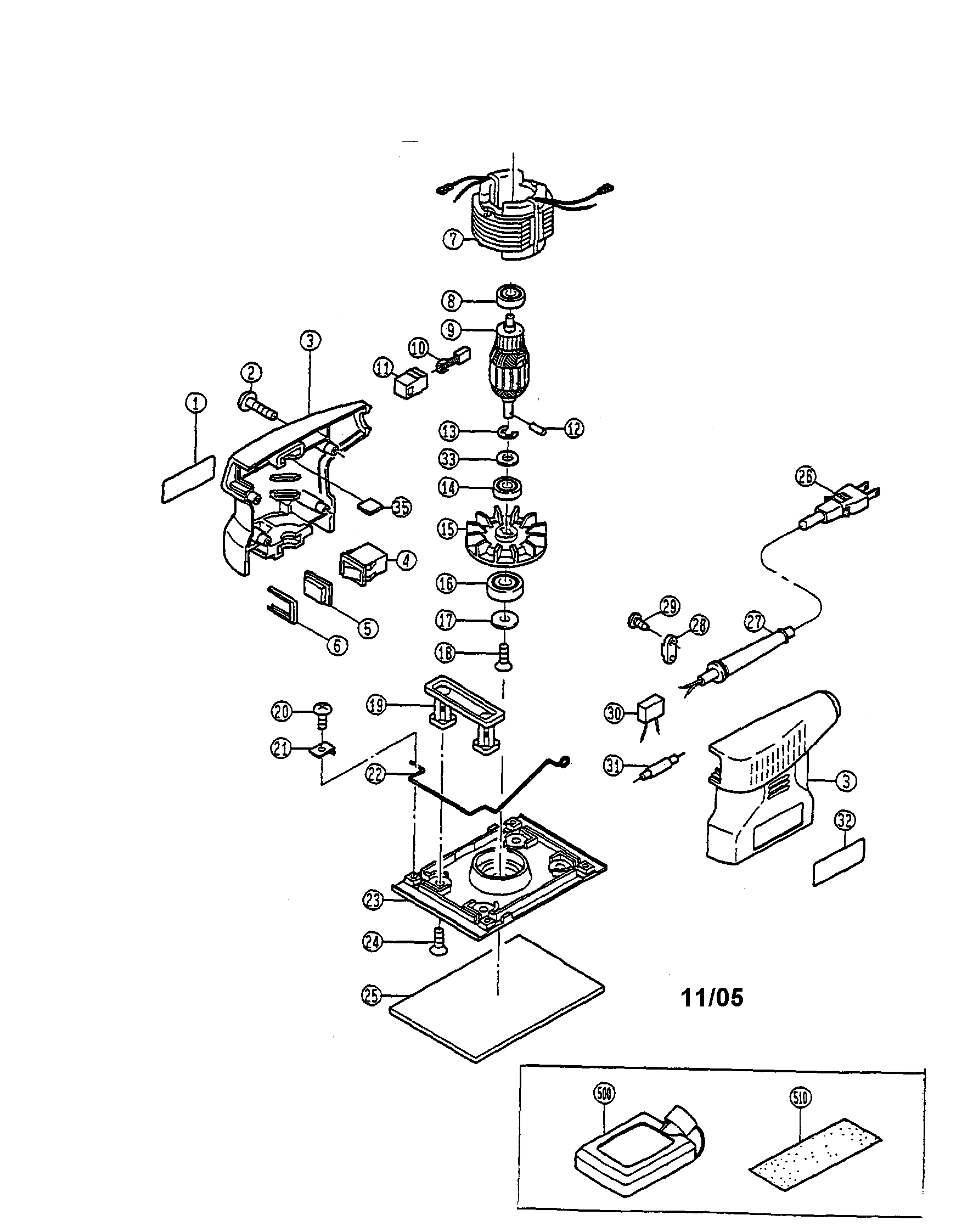 Orbital sander