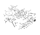 Ryobi SC155VS table/motor/base diagram