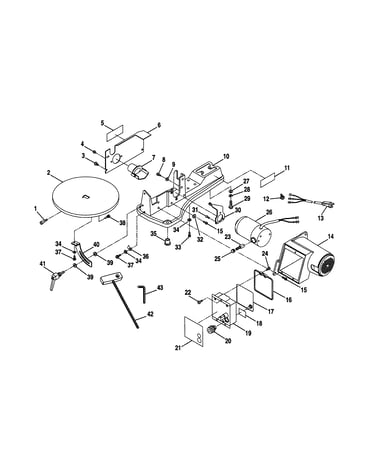 Table/motor/base