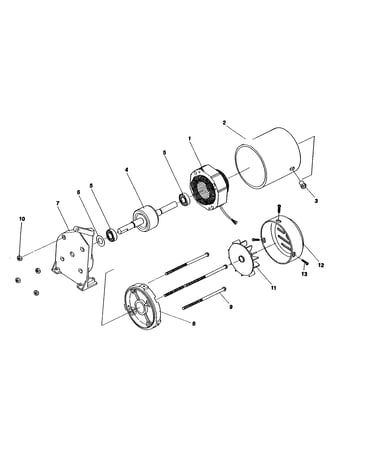 Motor cover/housing