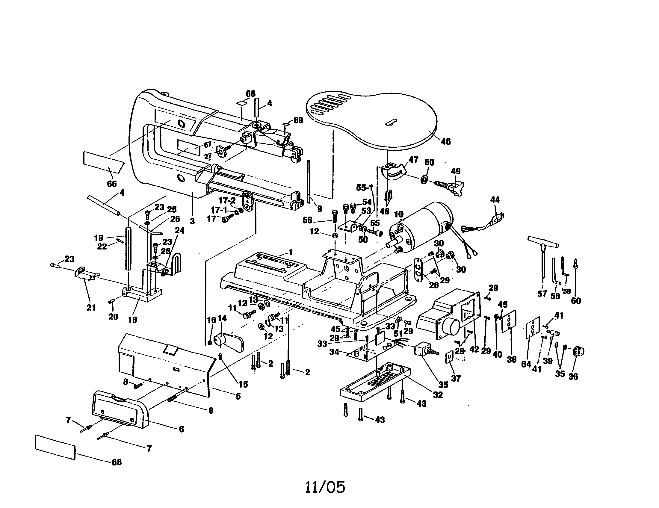 Motor/table/base