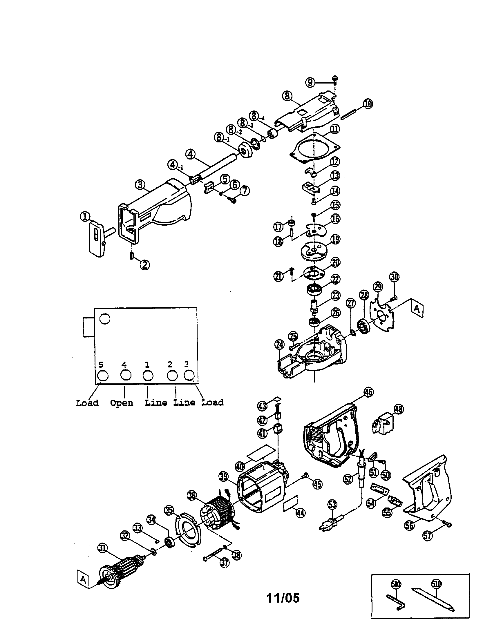 Reciprocating saw