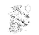 Ryobi RA-202 blade guard/armature/motor housing diagram