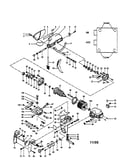 Blade guard/armature/motor housing