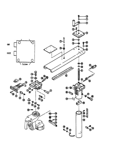 Guide bar and arm