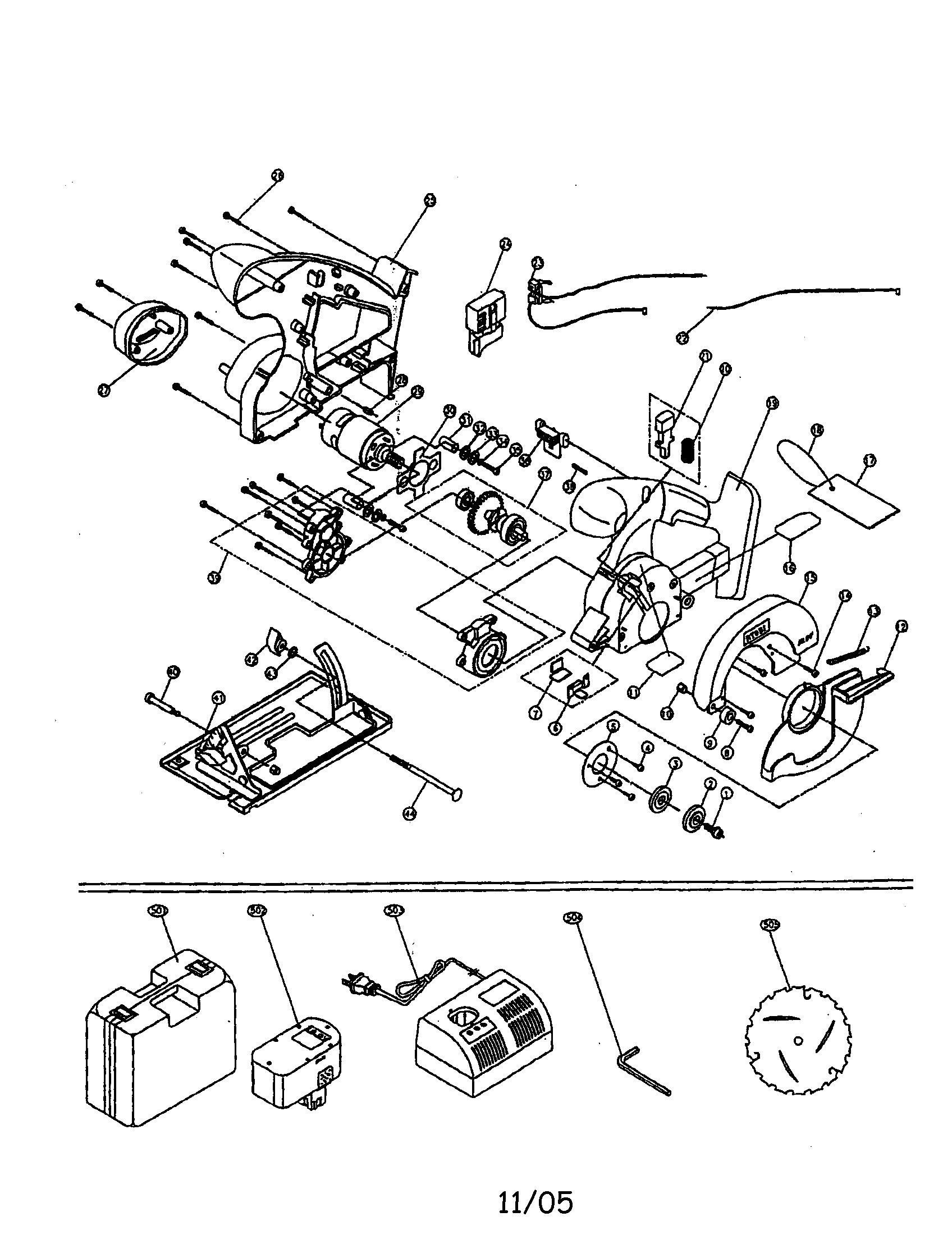 Cordless circular saw