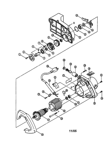 Motor/housing
