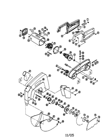 Motor/housing/guard