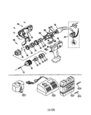12v center handle drill