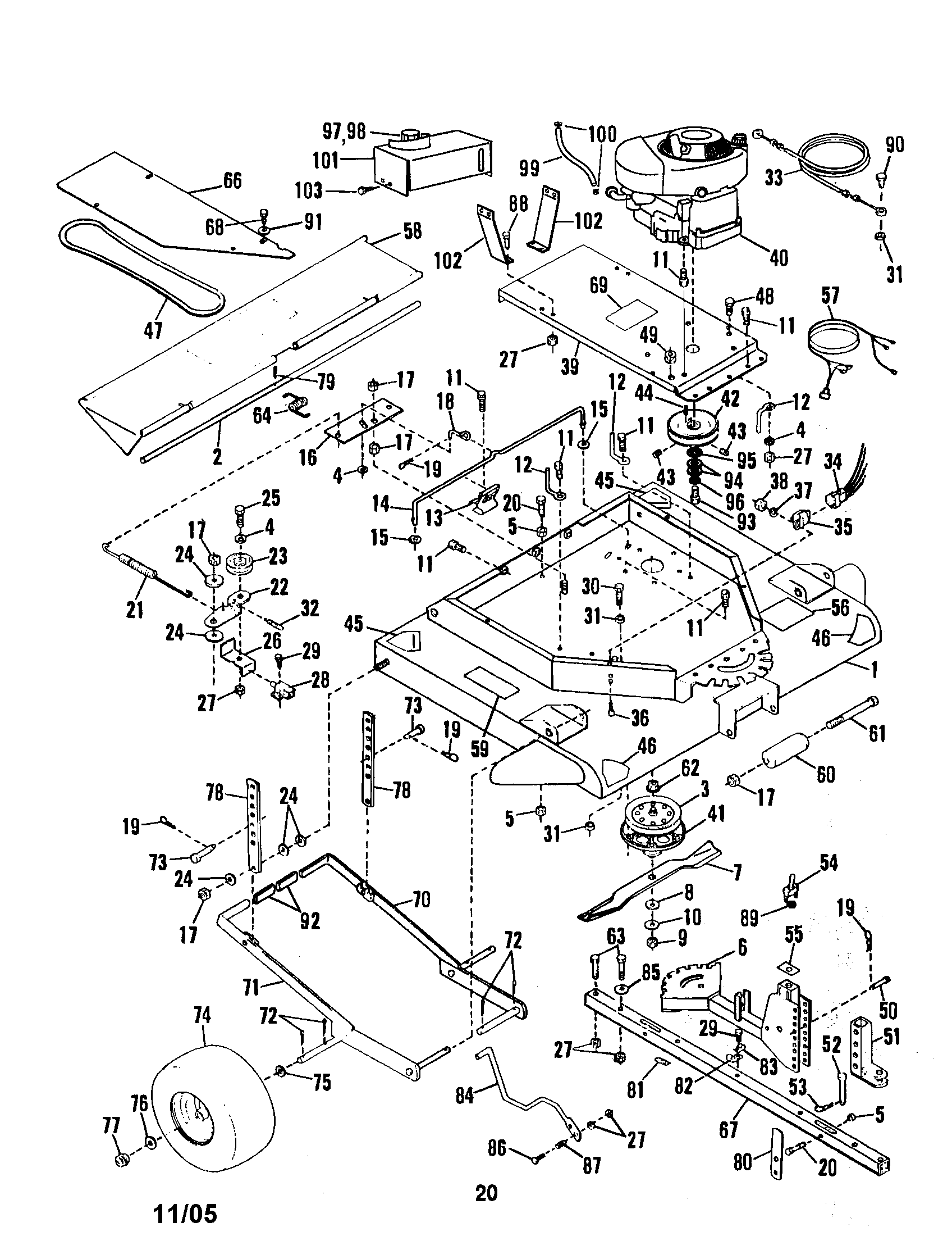 MOWER ASSEMBLY