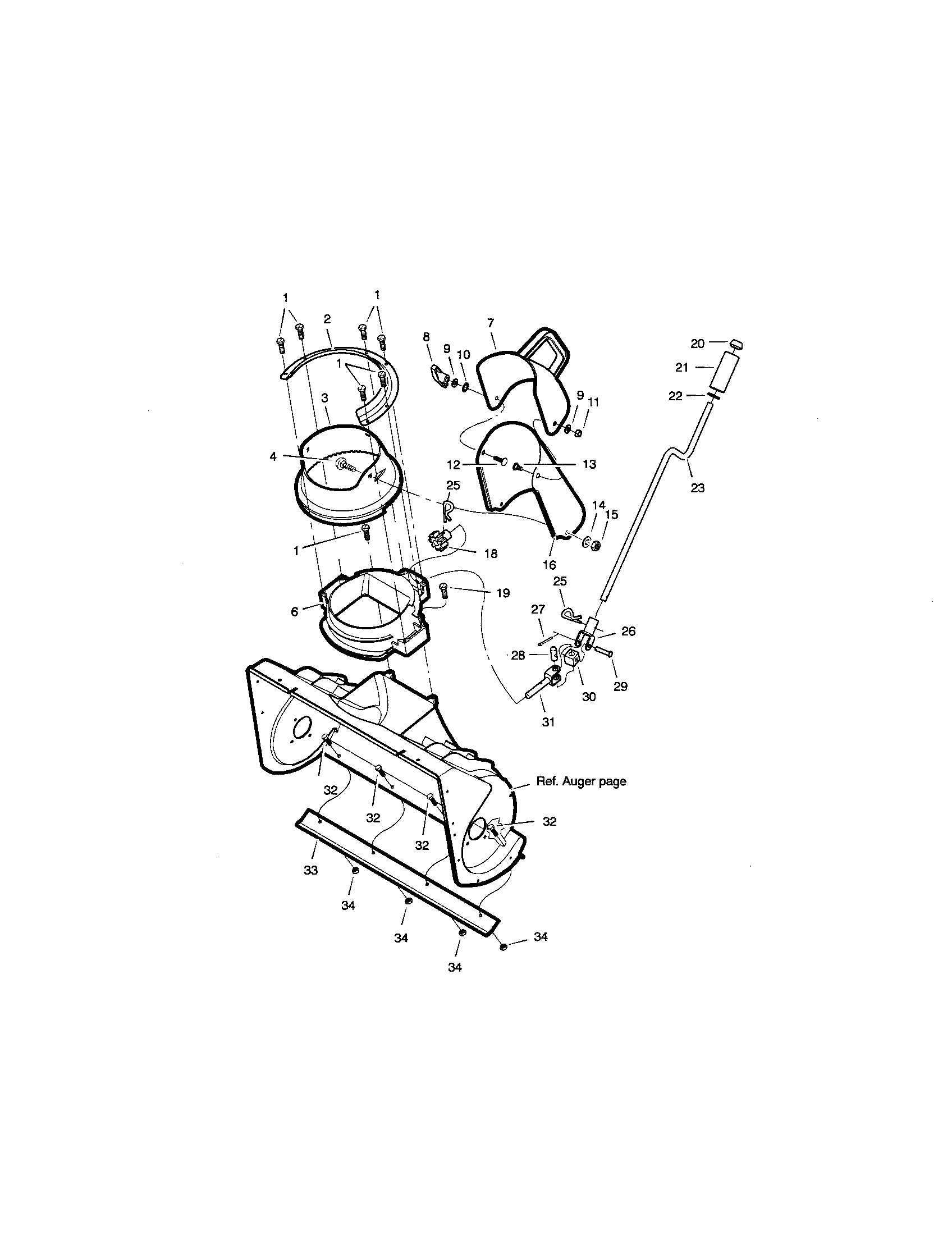 Chute assembly