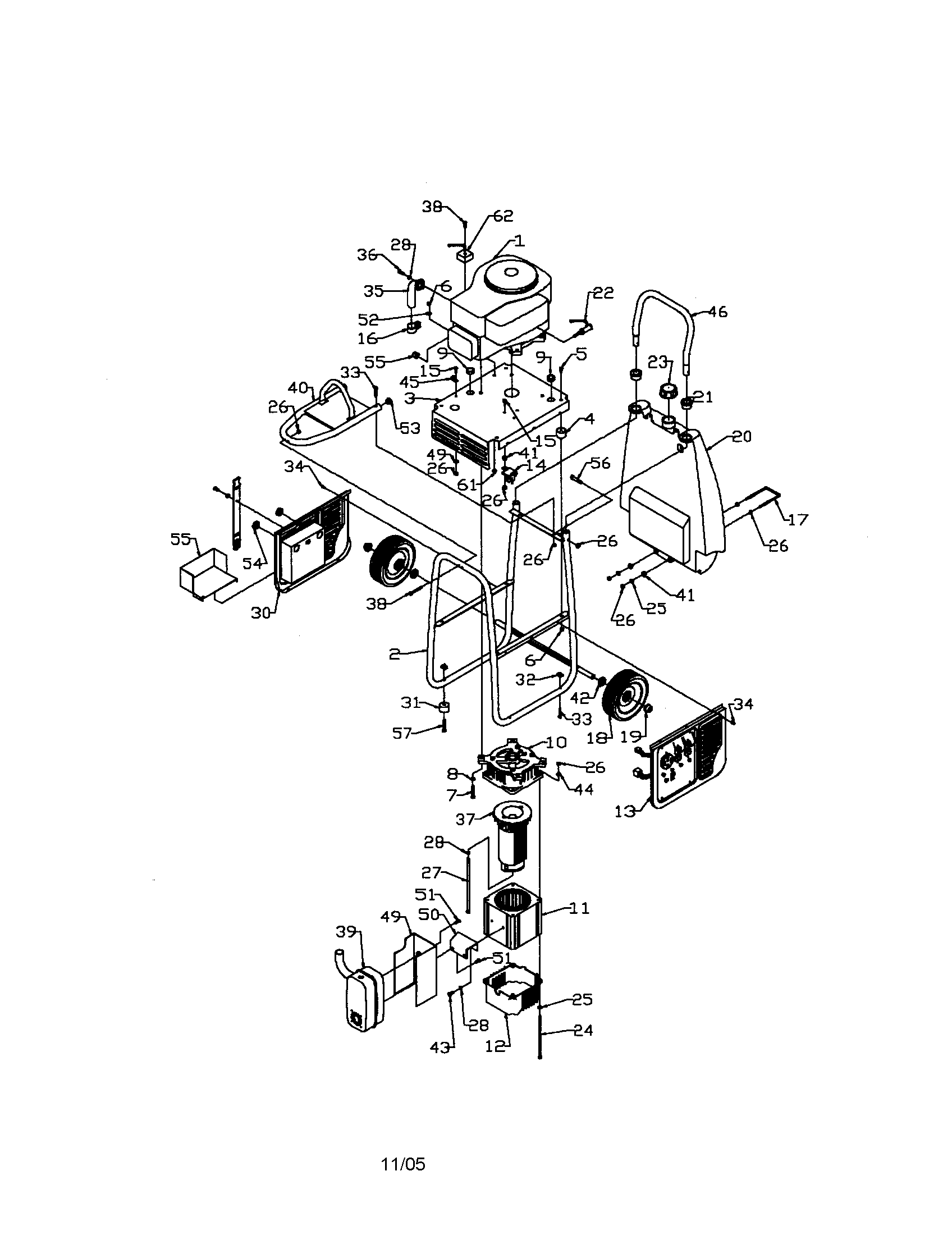 Generator assembly