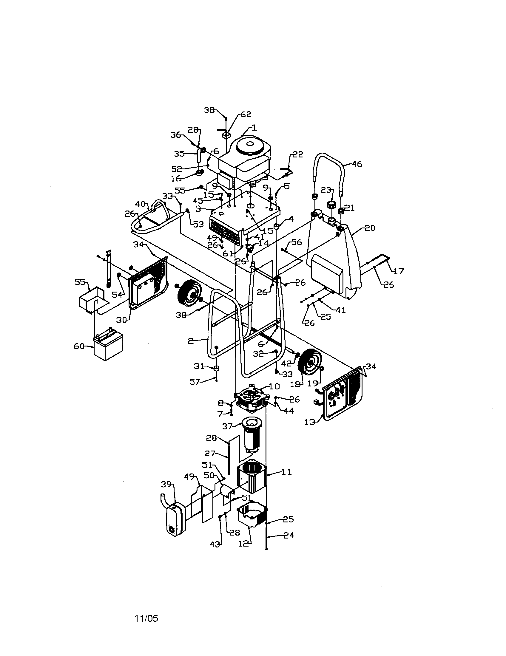 Generator assembly