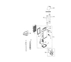 Kenmore 11633728300 hose and attachment diagram