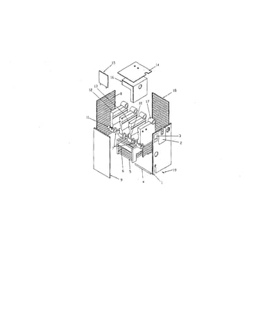 Induced draft boilers