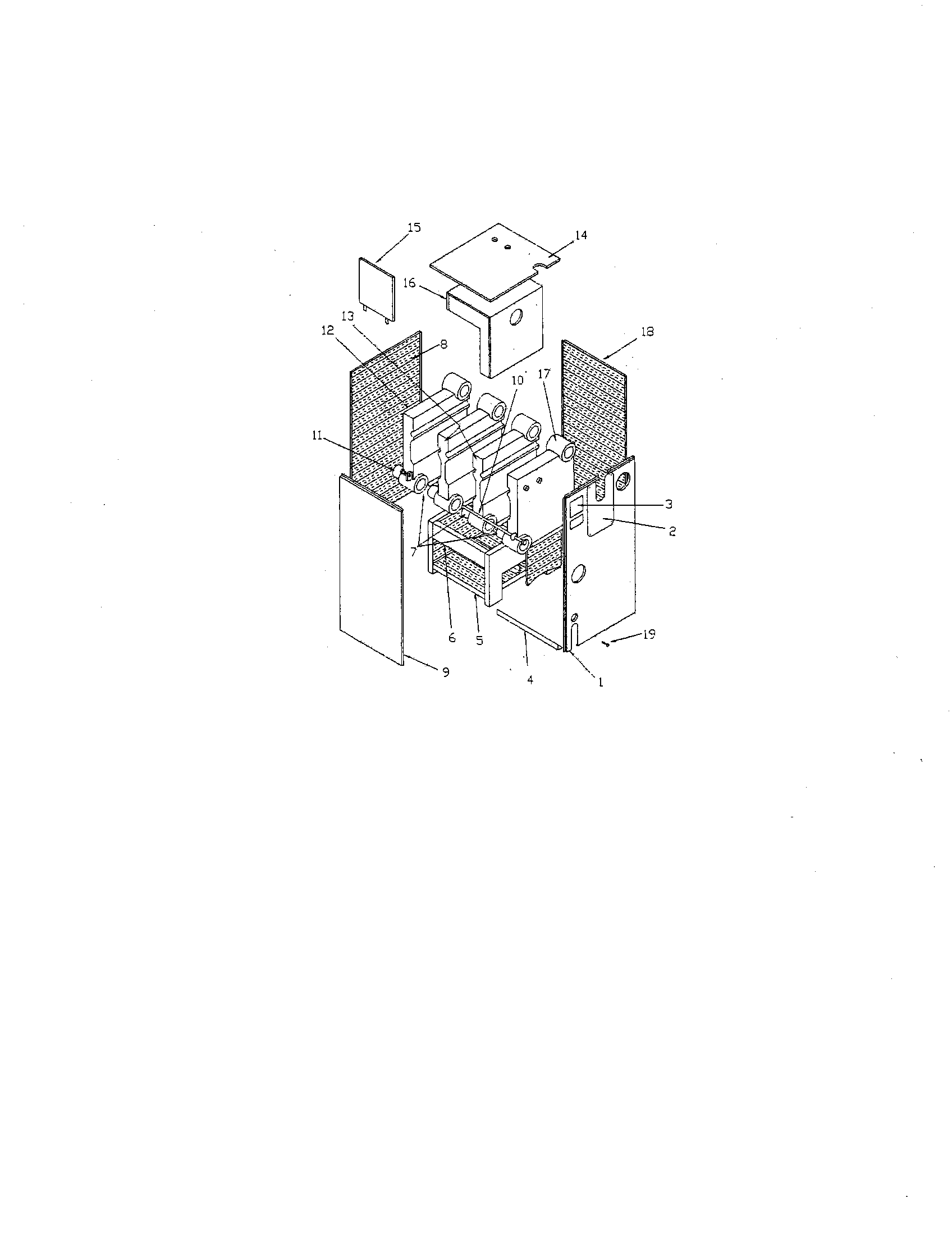 Induced draft boilers