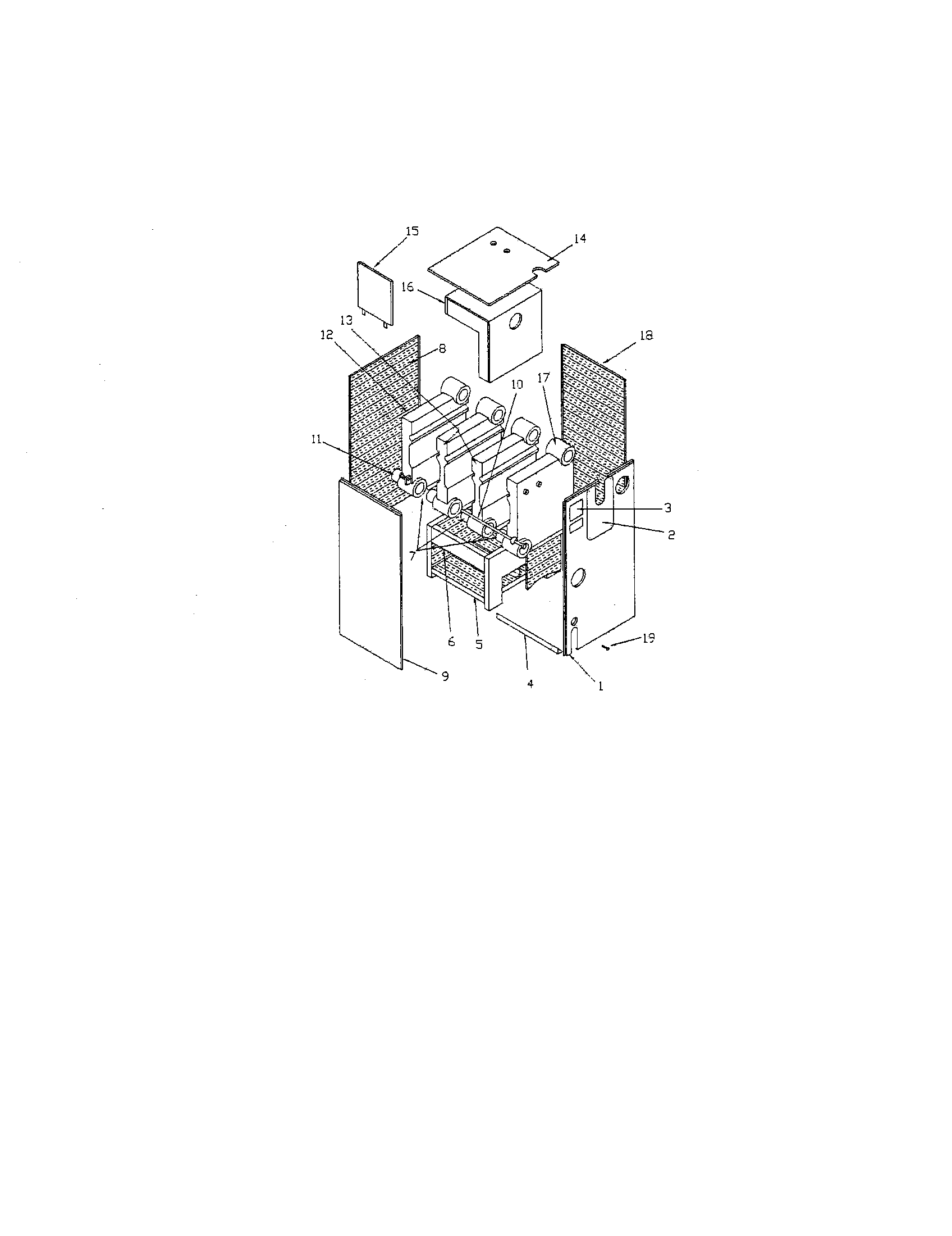 Induced draft boilers
